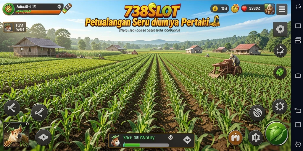 Gameplay menarik di dunia pertanian virtual.