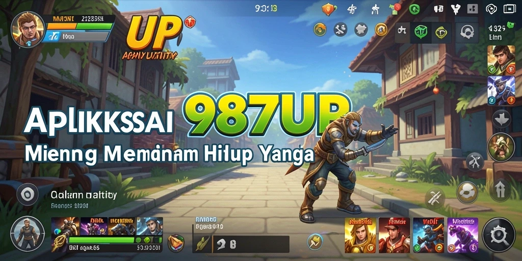 Tampilan antarmuka 987UP yang user-friendly untuk manajemen tugas.