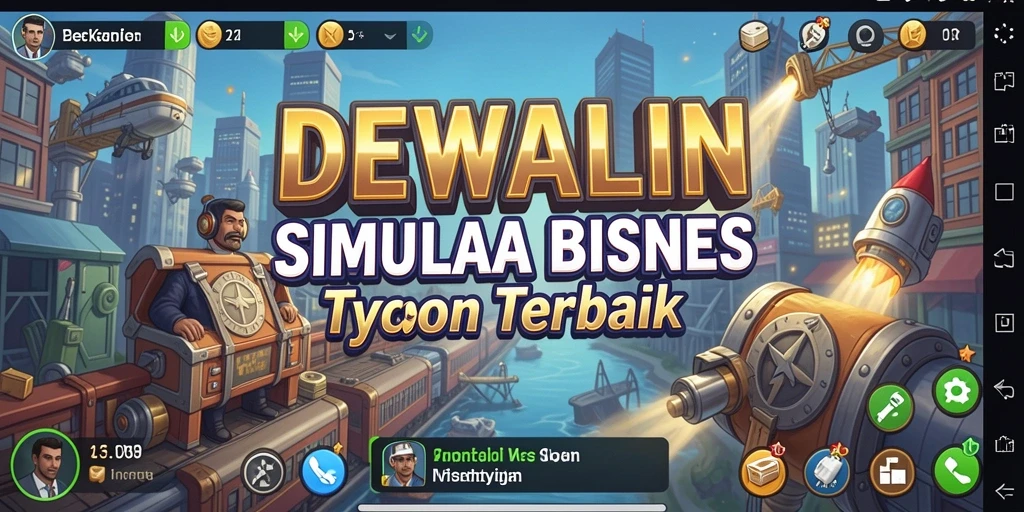 Tampilan gameplay DEWALIN yang mendebarkan dan menarik.