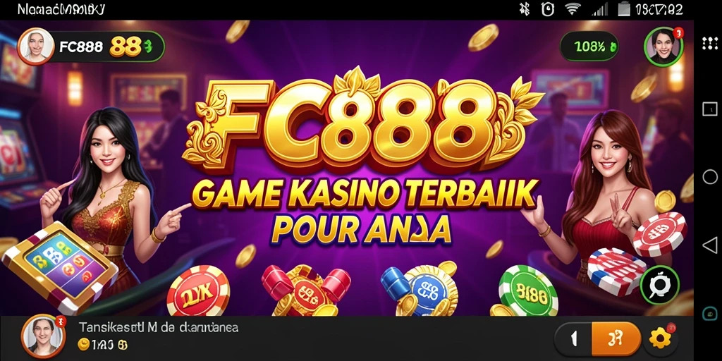 Gambaran gameplay FC888 yang penuh aksi dan keseruan Kasino.