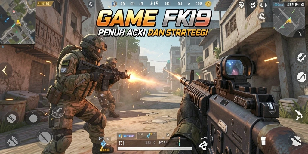 Tampilan gameplay HOKI9 yang intens dan seru saat bertempur.