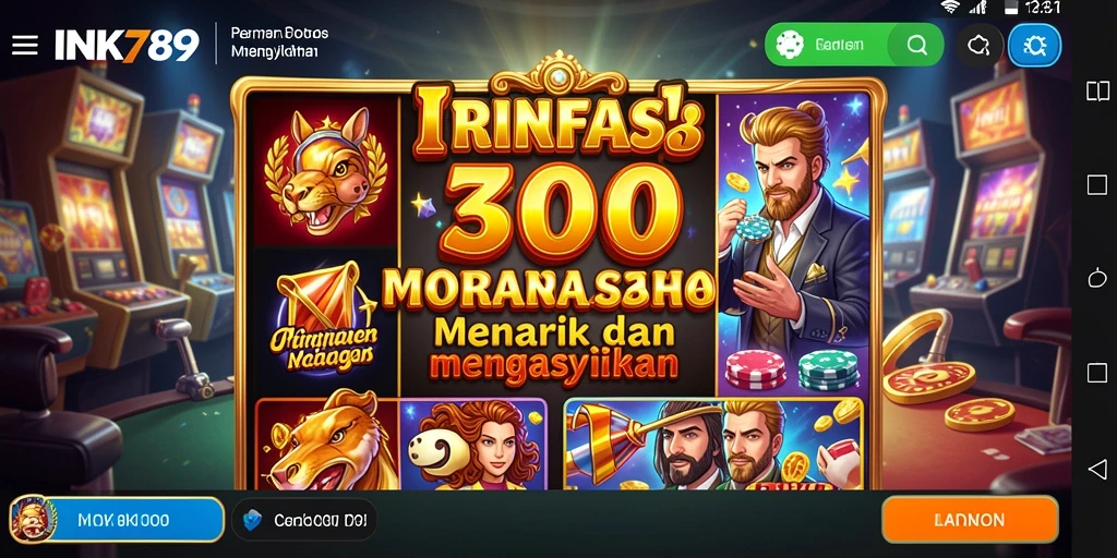 Tangkapan layar utama INK789 menampilkan gameplay Slot yang seru dan menarik.