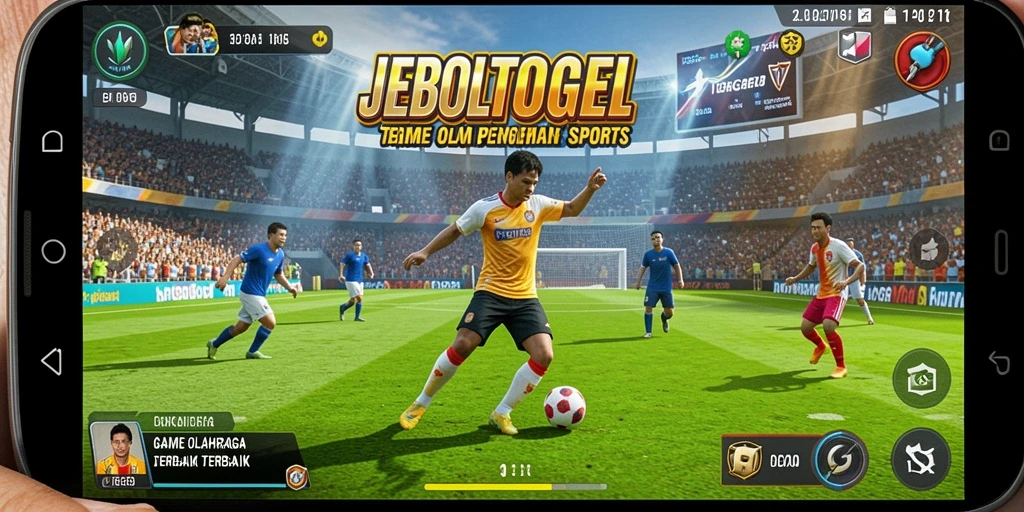 Tampilan seru dari gameplay JEBOLTOGEL yang menampilkan aksi olahraga.