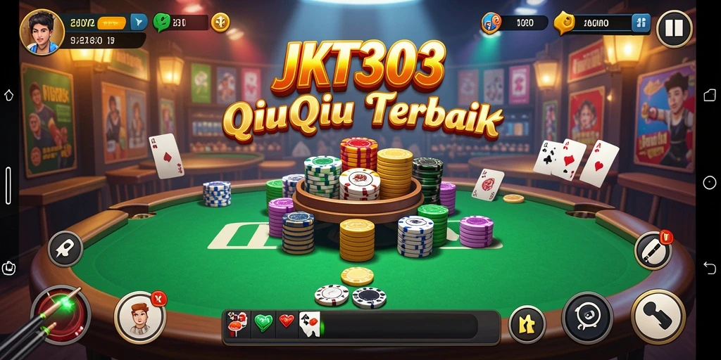 Tampilan gameplay seru JKT303 saat bermain QiuQiu.