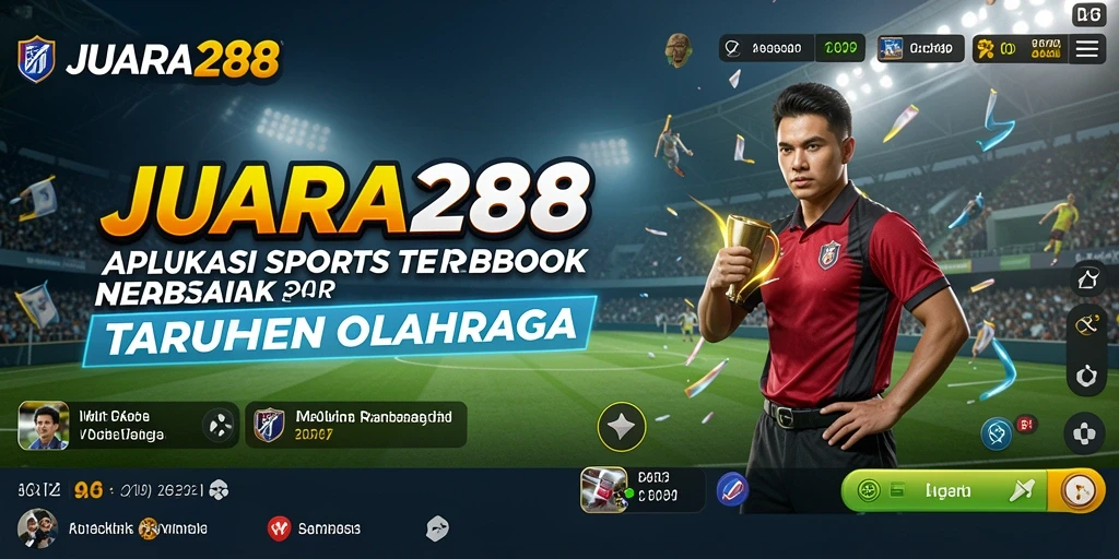 Tangkapan layar JUARA288 menunjukkan pengalaman taruhan olahraga yang seru.