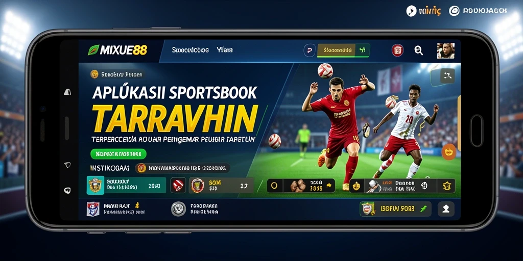 Tampilan utama gameplay Sportsbook yang menampilkan berbagai pilihan taruhan.
