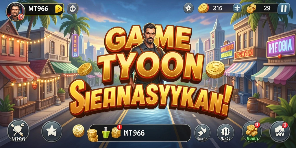 Tampilan gameplay MT966 yang seru dan menarik di dunia Tycoon.