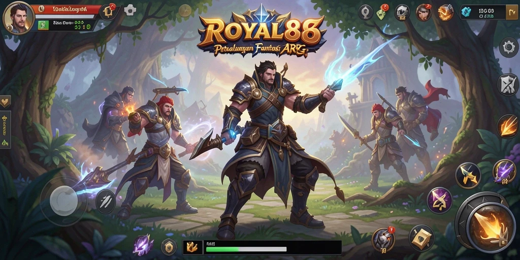 Gameplay mendebarkan di dunia fantasi dalam ROYAL88.