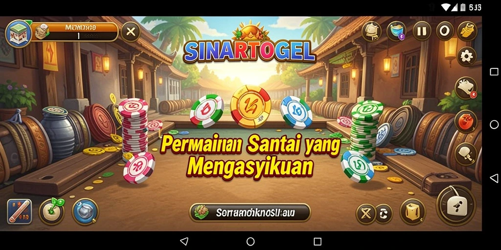 Tampilan gameplay SINARTOGEL yang ceria dan menarik.